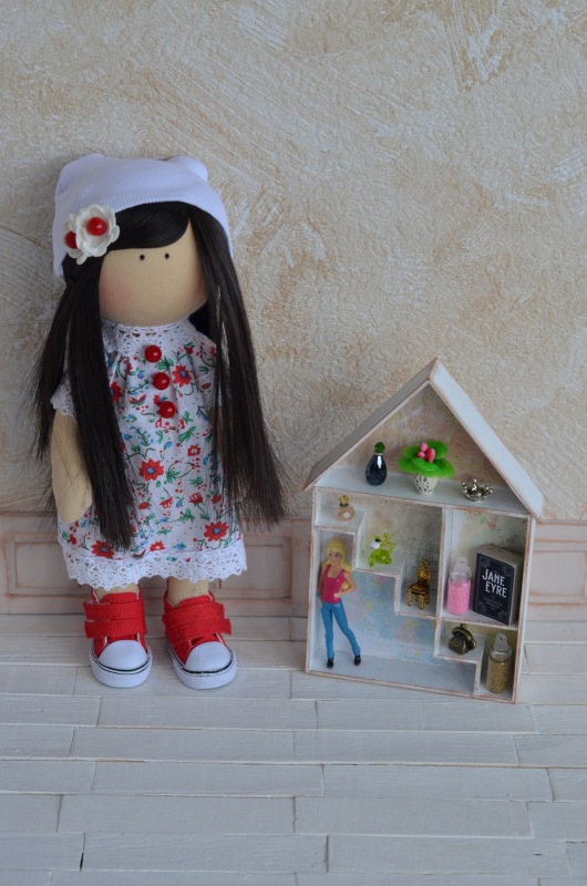 Большой румбокс с аксессуарами (фотозона 7в1) для кукол от 25 см