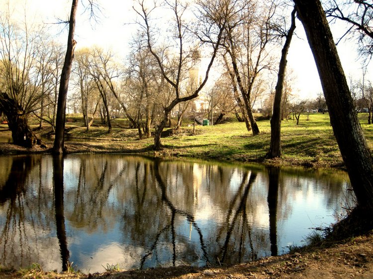 Прогулка в парке. Галочка - коллекционная куколка Дианы Эффнер