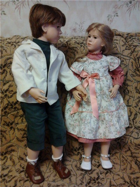 Коллекционные куклы дети от Веры Шольц (фото 2)