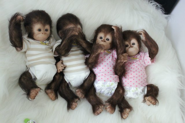 Развеселая компания (или мини-зоопарк)! Куклы реборн Вишни Виктории