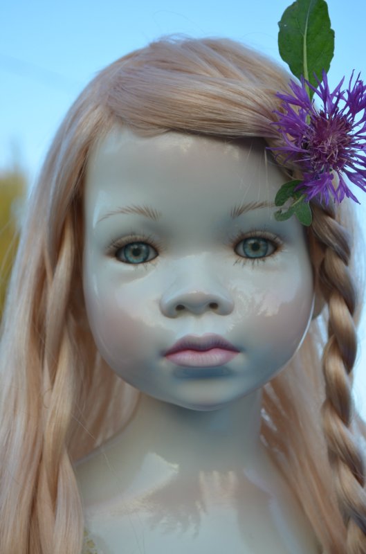 Лунные девочки или необычное творение Ширли (Shirley) - глазурованная кукла Мариэль (Mariele)