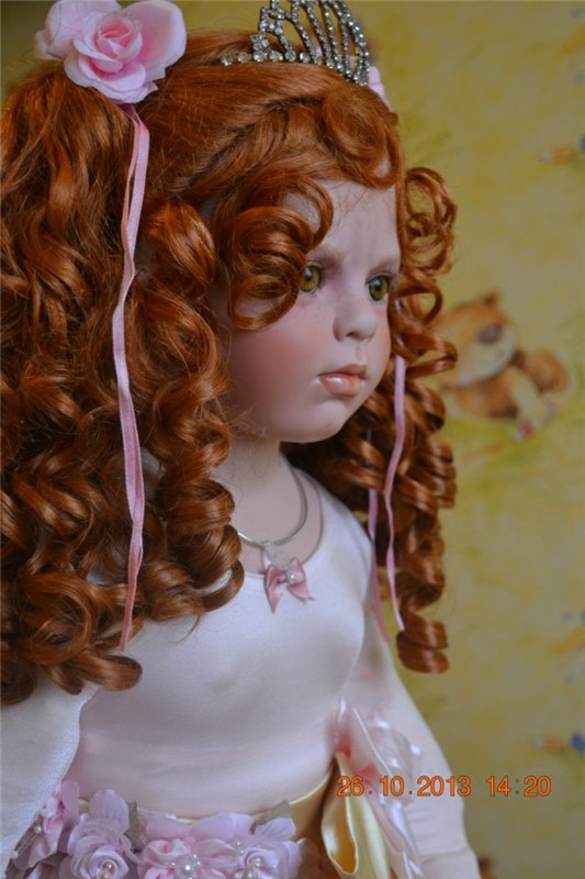 Балерина от Donna Rubert или приезд новенькой фарфоровой куклы