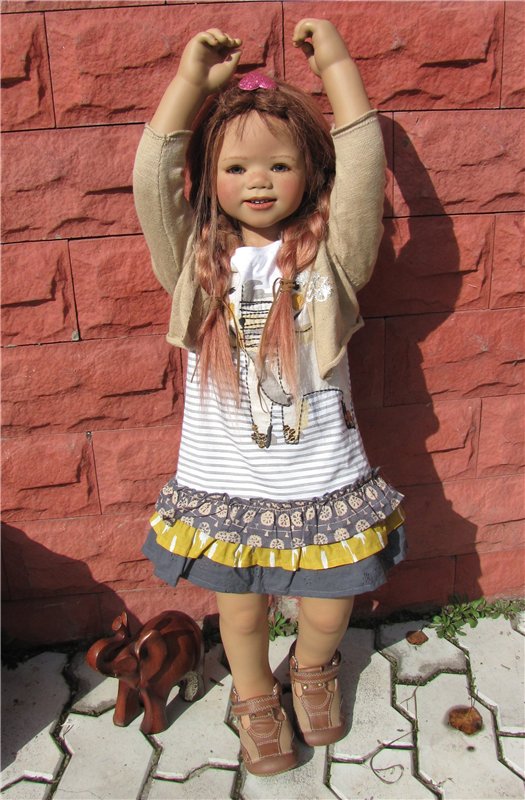 Вспоминая теплые дни. Полуденные танцы кукол Annette Himstedt