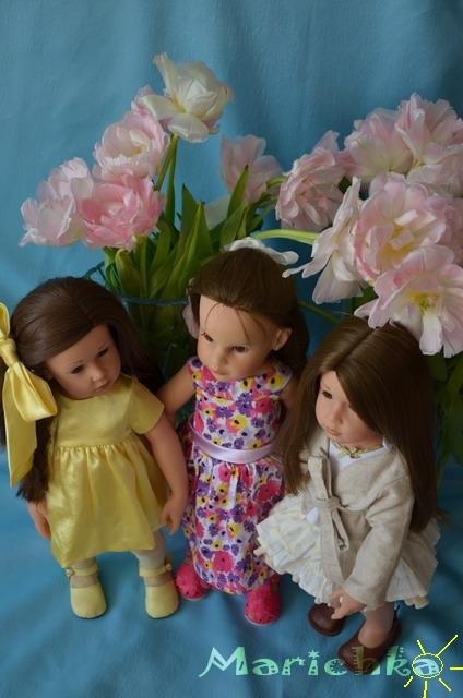 Клара и Изабель... или просто Снегурочки! Куклы Gotz