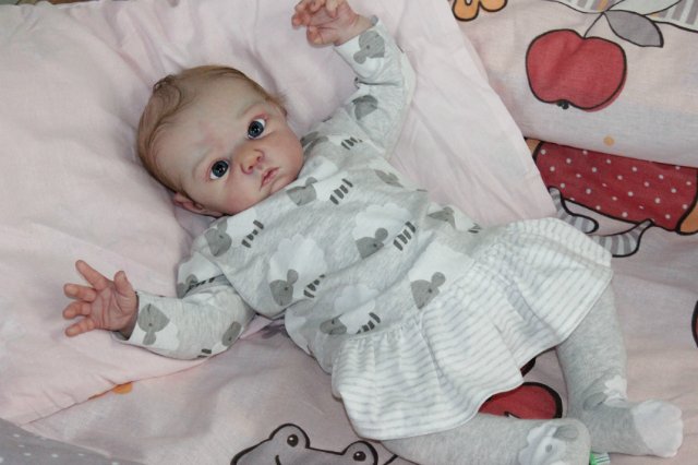 Мои маленький большеглазик, кукла реборн Беспаловои Жанны