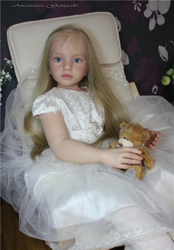 Алеся... Леся, Лесенька. Кукла реборн Анастасии Гангало