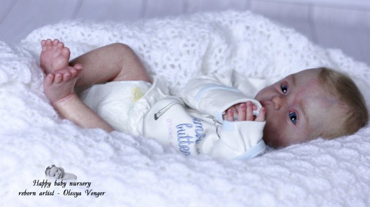 Моя милая златовласка Ева. Кукла реборн Олеси Венгер (фото 7)