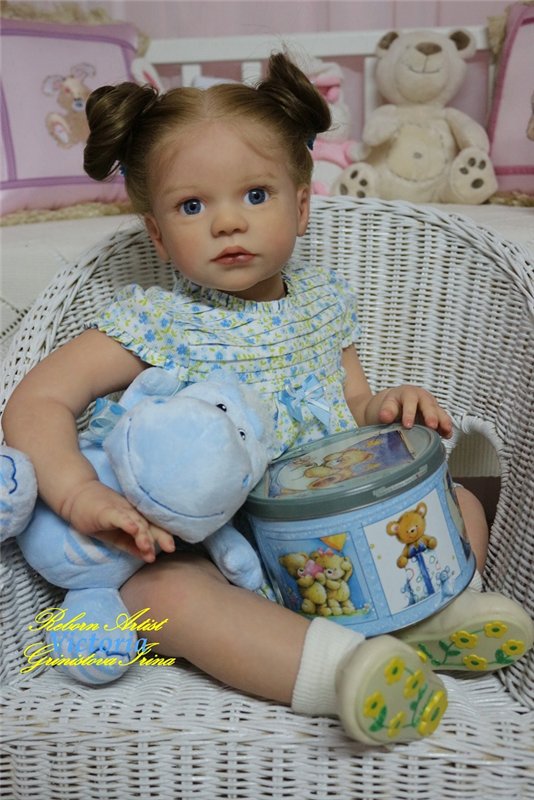 Еще немного о Виктории. Кукла реборн Гринистовой Ирины (фото 2)