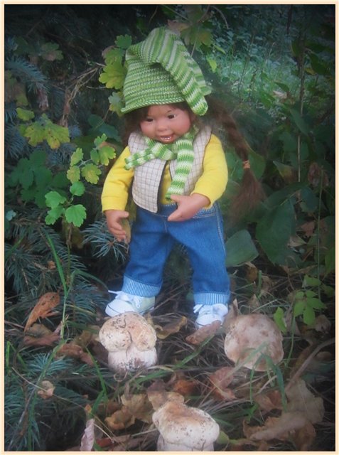 "Неприятный случай" или Ёжик, осень, грибочки. Wichtel, Rosemarie Anna Muller