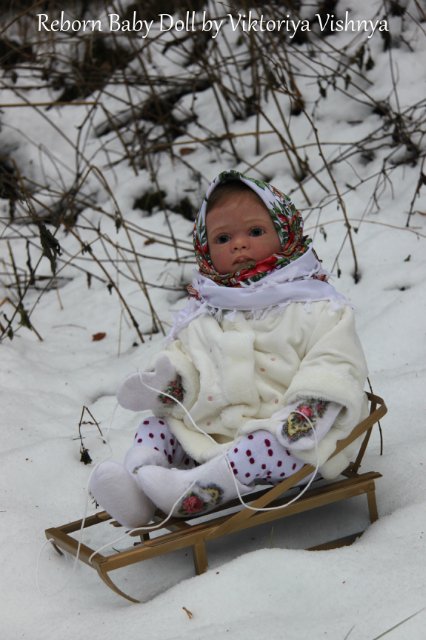 Настенька из сказки Морозко! Куколка реборн Виктории Вишни