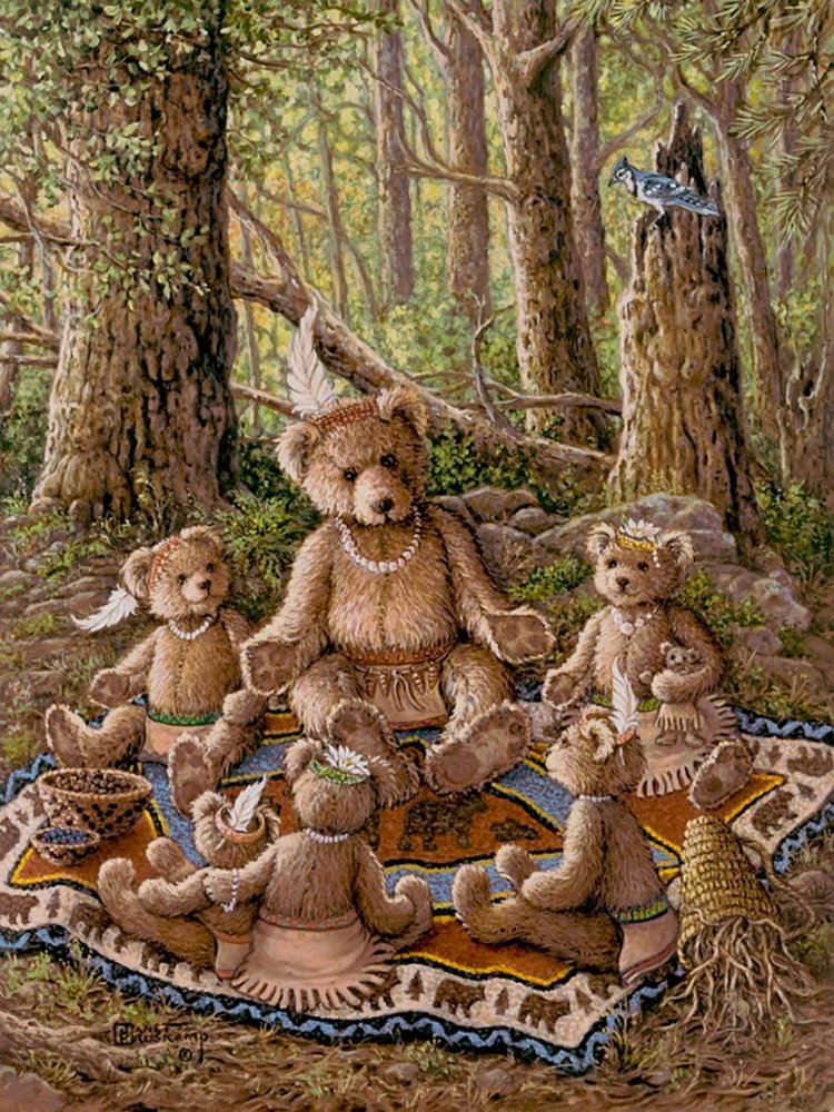 МИШКИ ТЕДДИ. Уютный мир Жанет Крускамп (Janet Kruskamp)