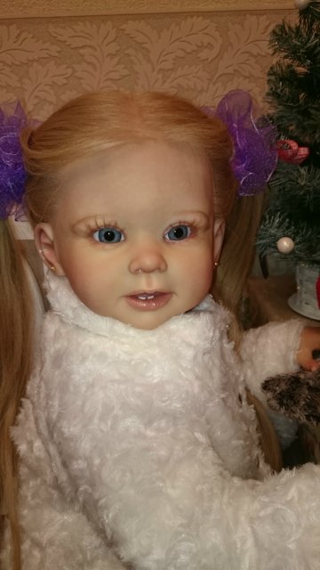 Мое солнышко - малышка Джастина из молда Бонни by Linda Murray