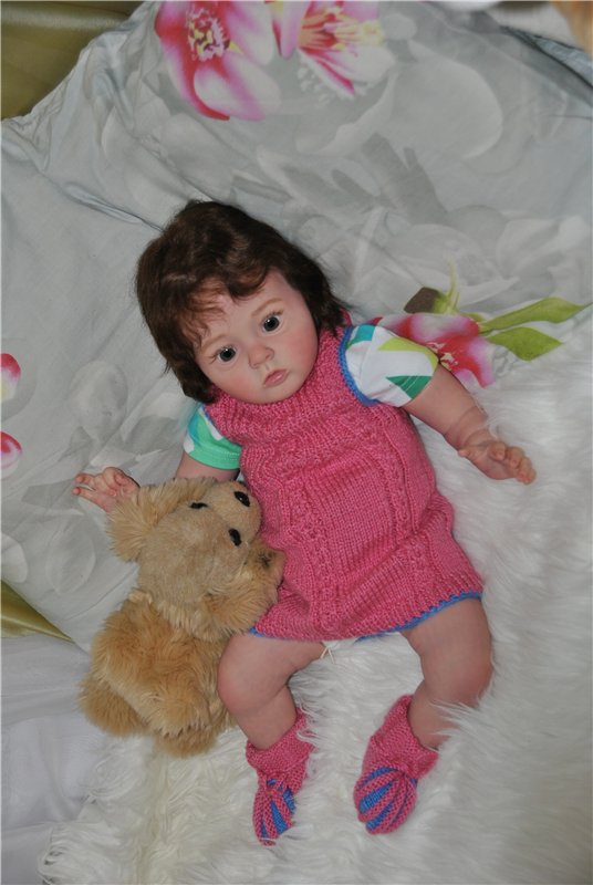 Татка - малышка реборн из молда Тиффани от Натали Блик (фото 4)