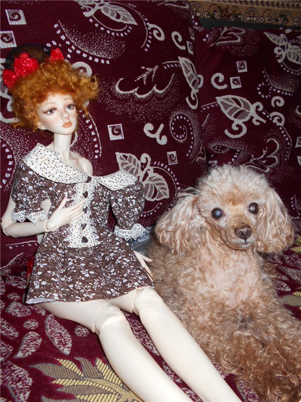 Платье для Стеши — Одежда и обувь для кукол своими руками: фото (фото 9)