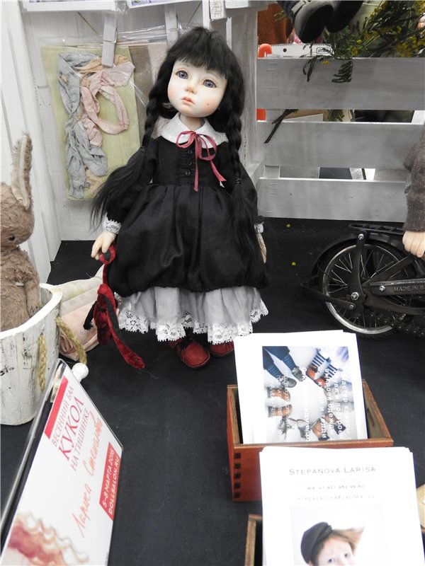 Экскурсия в страну чудес… Авторская кукла. Москва, Тишинка 2016