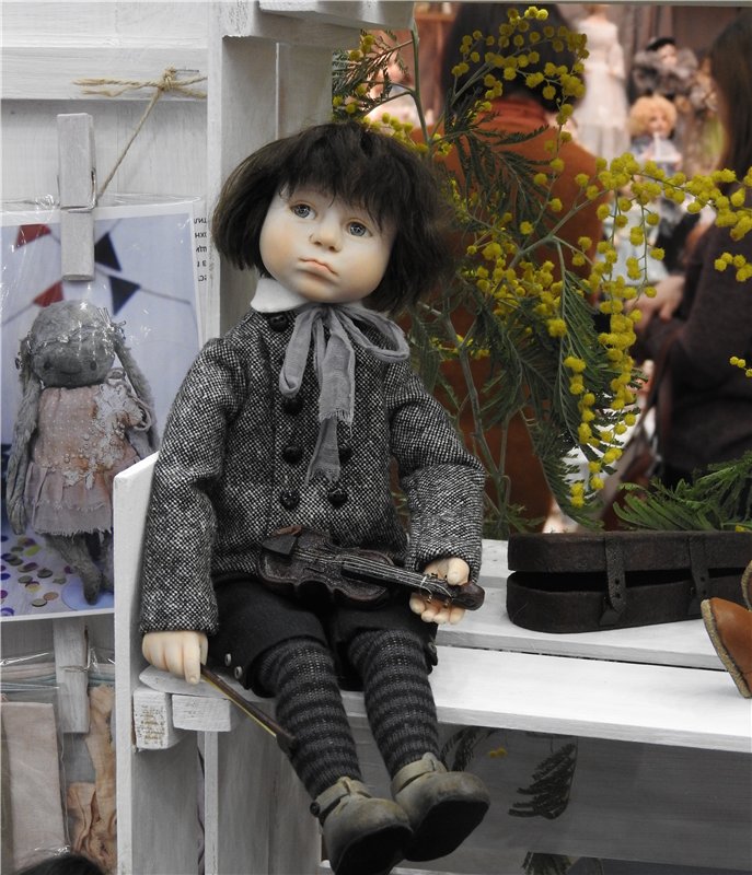 Экскурсия в страну чудес… Авторская кукла. Москва, Тишинка 2016