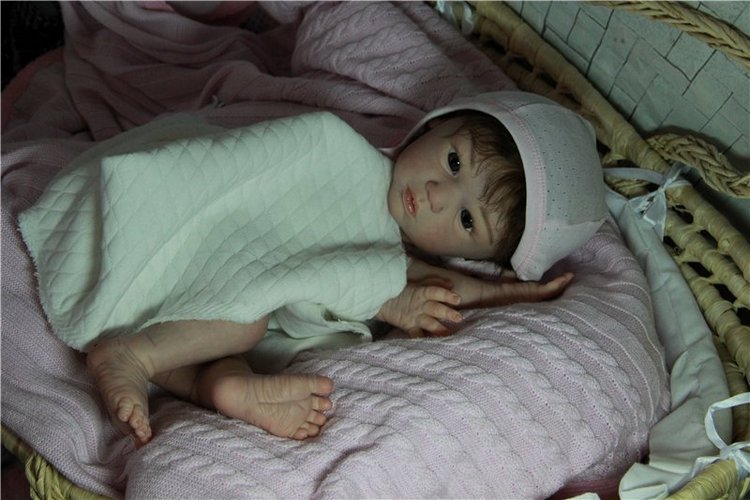 Малышка Карина. Куколка из молда Maike от Gudrun Legler