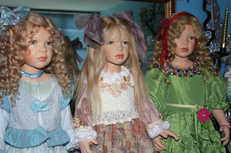 Ангельское создание Маруся и сестрички, коллекционные куклы от Zofia & Henry Zawieruszynski