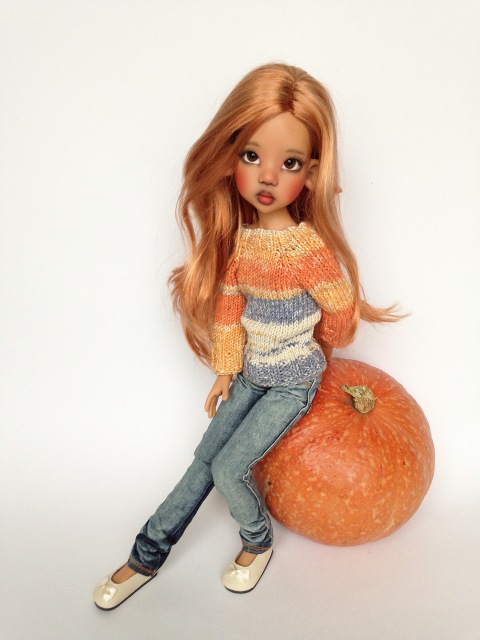 Оранжевое. Kaye Wiggs — Куклы Kaye Wiggs (Кайе Виггс): авторские BJD (БЖД) (фото 5)