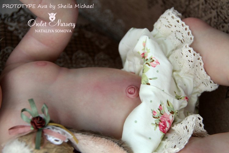 Сильвия - мой прототип Ava от скульптора Sheila Michael. Кукла реборн Наталии Сомовой (фото 5)