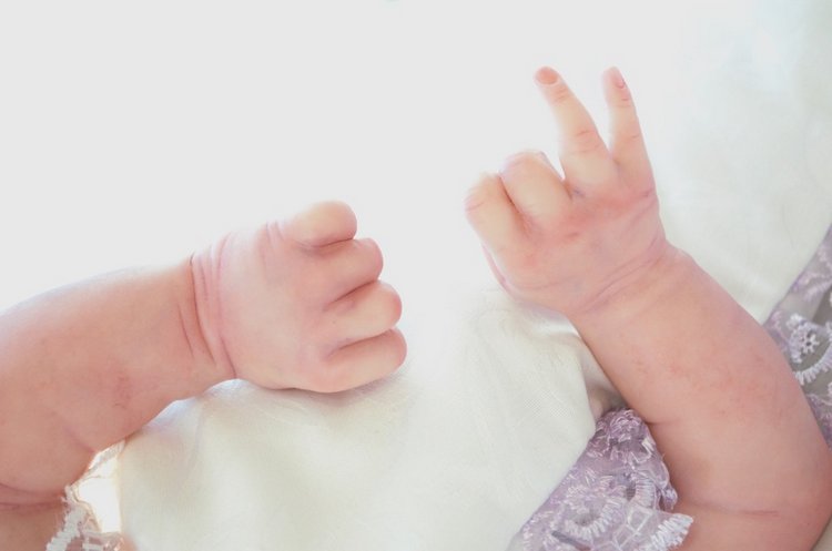 Мое сокровище Лил из одноименного молда Lil от Laura Lee Eagles .куклы реборн Ольги Коновниной (фото 8)