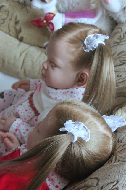 Сестенки Арианночки. Куколки реборн Виктории Вишни