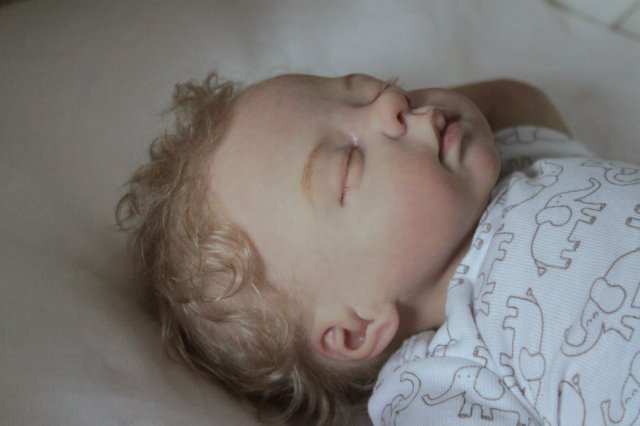 Мальчик одуванчик... Куколка реборн Вишни Виктории (фото 4)