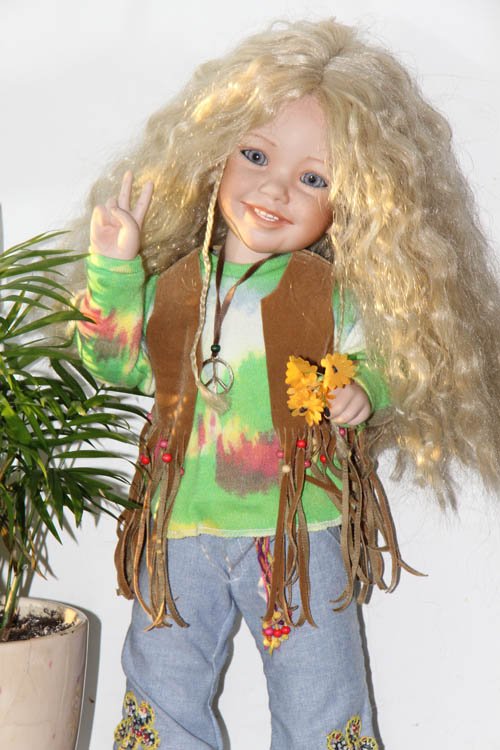 Danbury Mint dolls. Hippie Harmony от Nancy Leslie