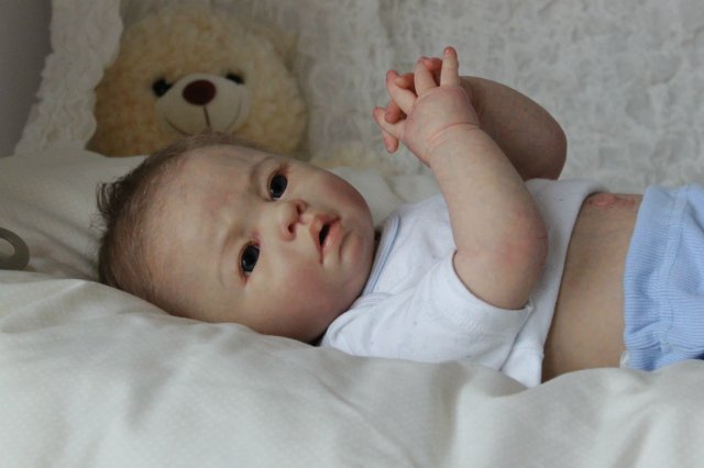 Мальчик - Медвежонок... Куколка реборн Виктории Вишни