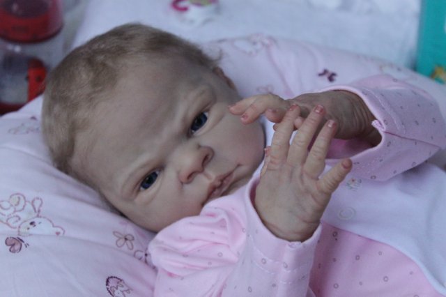 Детка Скарлет... Куколка реборн Виктории Вишни (фото 9)