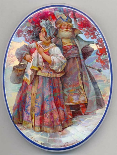 Усмотри тропинку в сказку или Здесь русский дух, здесь Русью пахнет. Федоскинская лаковая миниатюра