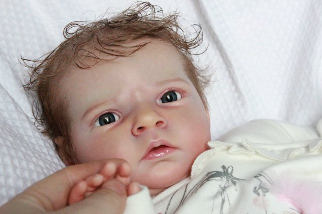 Сама мисс серьезность, кукла реборн Беспаловои Жанны (фото 5)