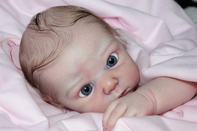 Мои маленький большеглазик, кукла реборн Беспаловои Жанны