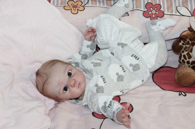 Мои маленький большеглазик, кукла реборн Беспаловои Жанны