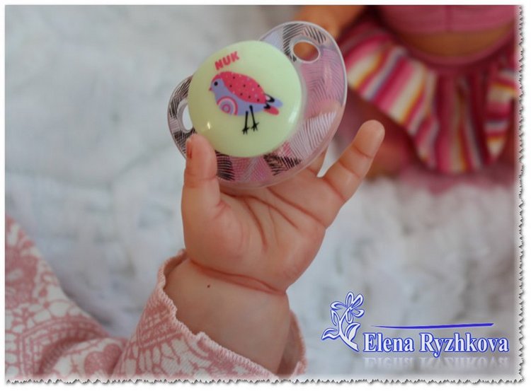 Полиночка - толстушка моя сладкая. Кукла реборн Елены Рыжковой (Россия) (фото 6)