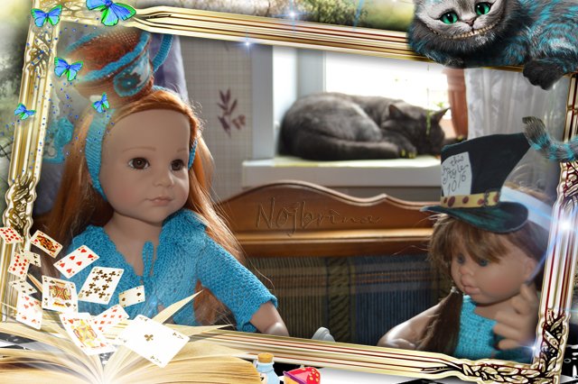 Глава, в которой пьют чай как ненормальные. Кукла Gotz Ханна с собачкой 2013