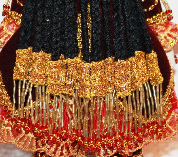 Современная национальная текстильная кукла ручной работы. Ширин