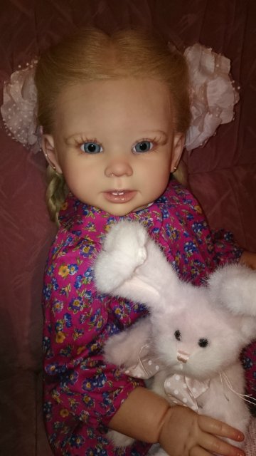 Мое солнышко - малышка Джастина из молда Бонни by Linda Murray