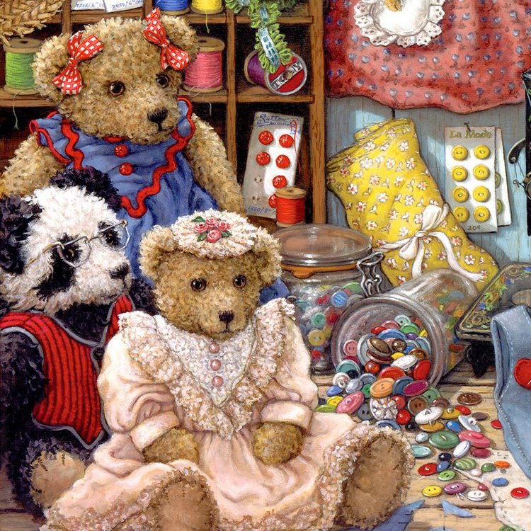 МИШКИ ТЕДДИ. Уютный мир Жанет Крускамп (Janet Kruskamp)