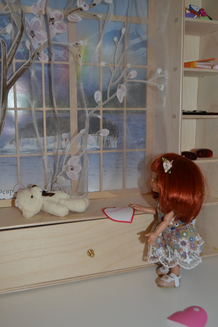 Сердца, цветы и шоколадный мишка (фото 4)