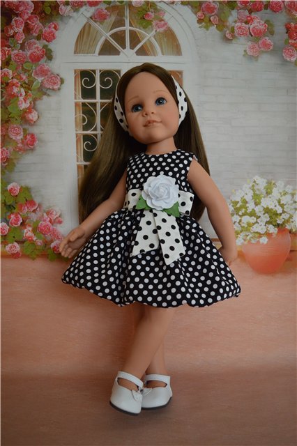 Черно-белые горошки очень девочкам к лицу | Бэйбики Черно-белые горошки очень девочкам к лицу (фото 10)