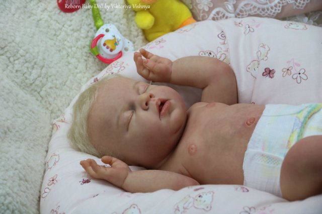 Нежнуля Ноа...Куколка реборн Виктории Вишни (фото 2)