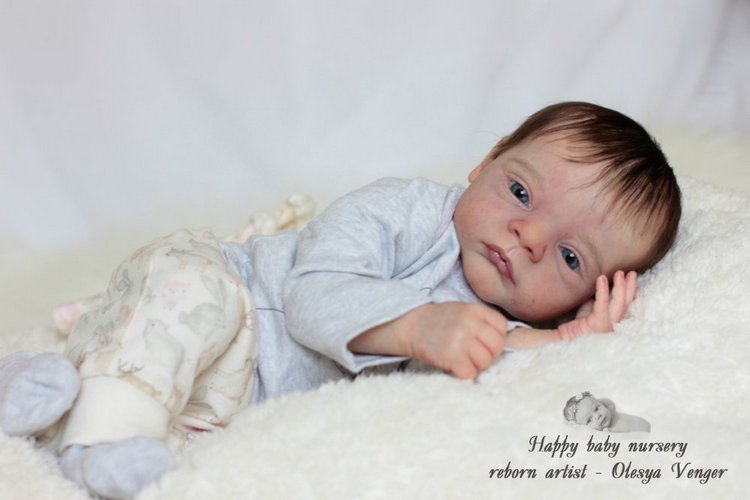 Моя Кирочка. Ненаглядная моя крошечка. Кукла реборн Олеси Венгер