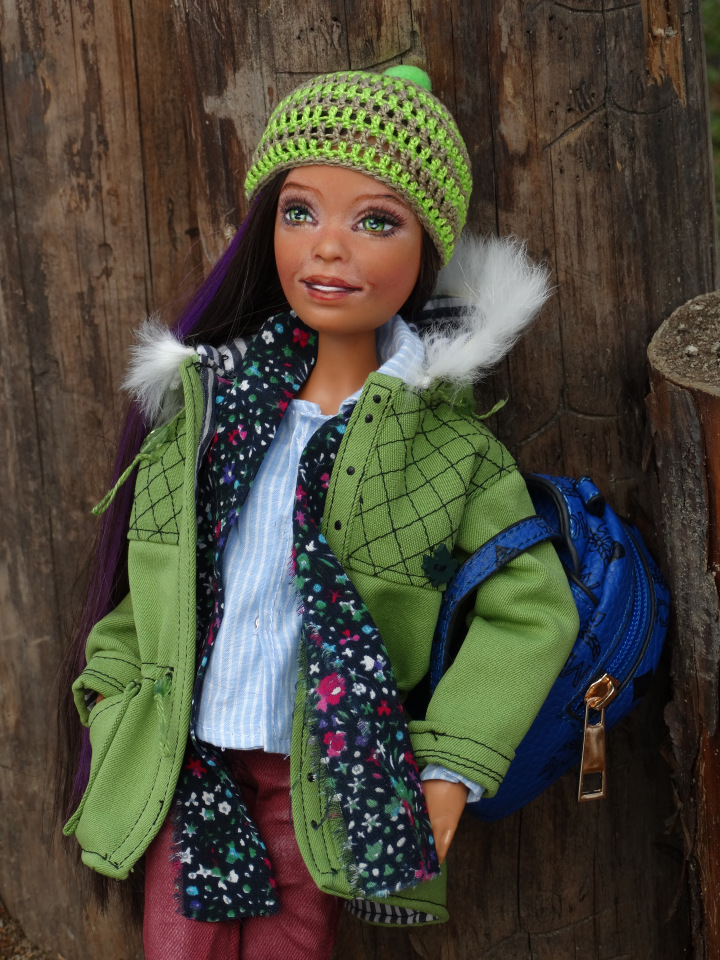 Первый снег | Бэйбики Первый снег — ООАК и кастом Барби (Barbie): репейнт (фото 7)