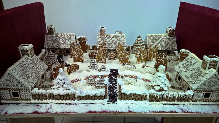 Рождественская пряничная деревня и вертеп из домиков ИКЕА (пошаговая инструкция с фотографиями) | Бэйбики Рождественская пряничная деревня и вертеп из домиков ИКЕА (пошаговая инструкция с фотографиями)