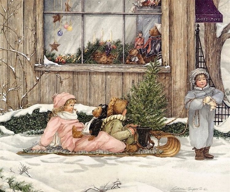 ТРОГАТЕЛЬНЫЕ ИЛЛЮСТРАЦИИ CATHERINE SIMPSON (КЭТРИН СИМПСОН) (фото 4)