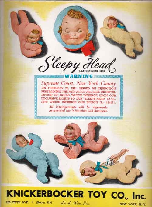 Винтажные игрушки компании "Knickerbocker", США | Бэйбики Винтажные игрушки компании "Knickerbocker", США (фото 2)