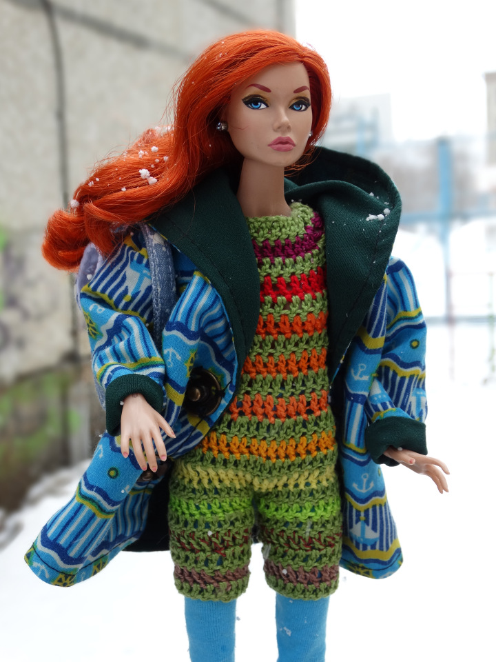 Поппи на зимней прогулке. Fashion Royalty