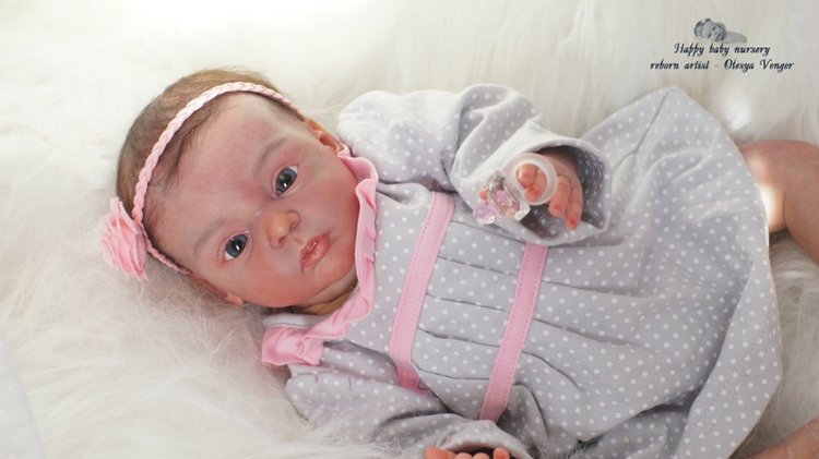 Моя любопытная кроха Лив. Кукла реборн Олеси Венгер (фото 4)