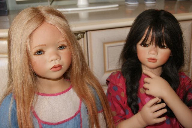 Две нежные леди - Lilith и Anna Lu by Annette Himstedt коллекция 2008 года